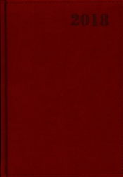 Kalendarz Standard A5 tygodniowy bordowy 2018