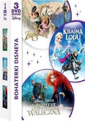Bohaterki Disneya (3 DVD) (Zaplątani, Merida Waleczna, Kraina lodu)