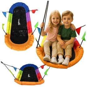 Huśtawka ogrodowa bocianie gniazdo prostokątna