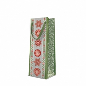 Torba Winter Plaid bottle AGB2004804 - AGB2004804