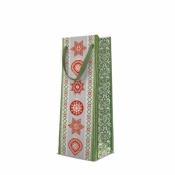 Torba Winter Plaid bottle AGB2004804