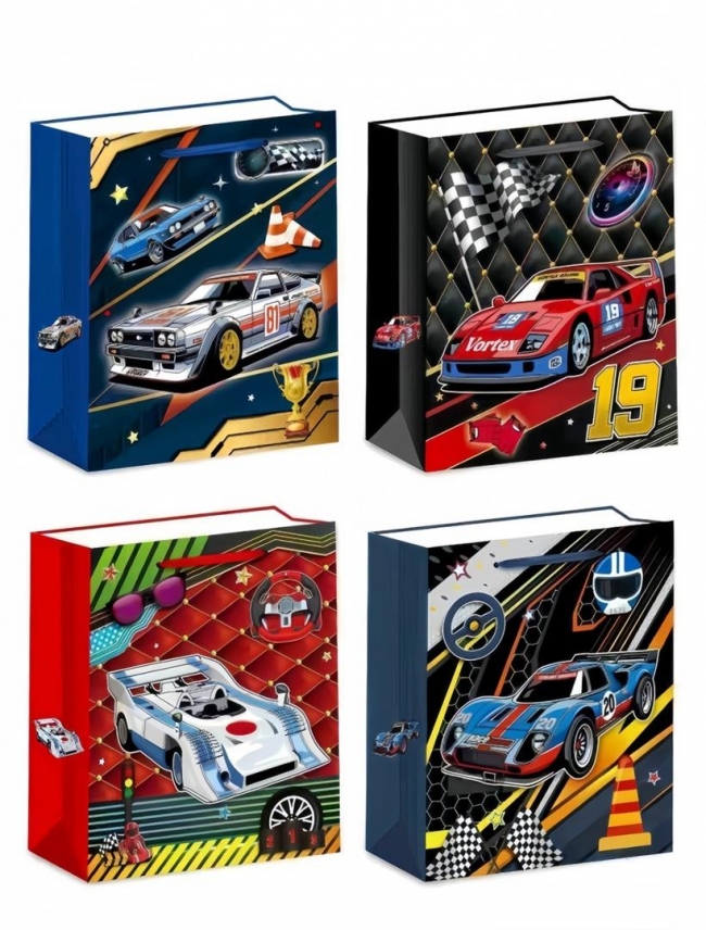 Torebka prezentowa L Pojazdy