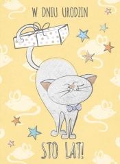 Karnet urodziny Kot