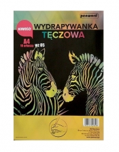 Wydrapywanka tęczowa A4 10 arkuszy WZ-05