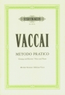 Metodo pratico di canto italiano Voice and Piano - Medium Voice Vaccai Nicola
