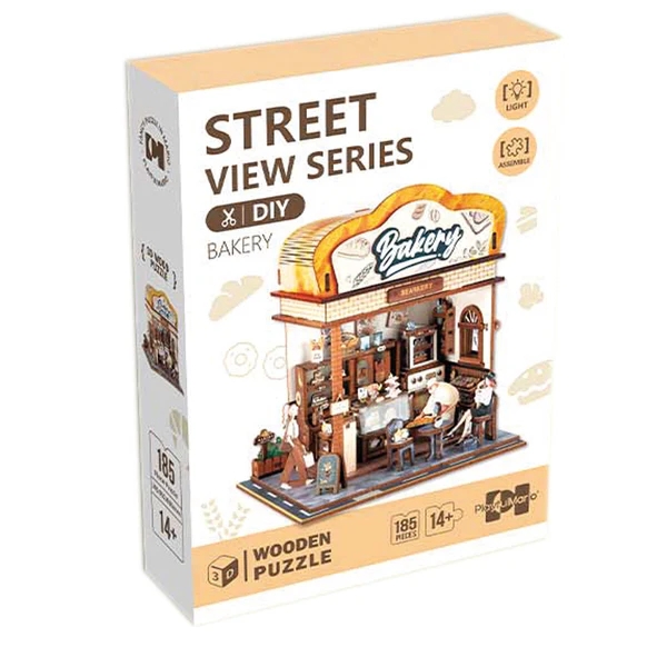 Uliczny zakątek 3D - Piekarnia, 185el.