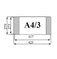 Zestaw okładen na książki A4/3