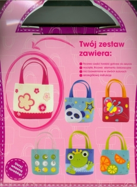 Filcowe robótki torebka Kwiaty (FCB701) - <br />