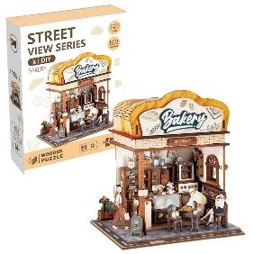 Uliczny zakątek 3D - Piekarnia, 185el.