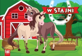 W stajni. Kolorowanka z naklejkami - Opracowanie zbiorowe