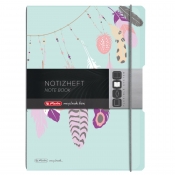 Notatnik PP my.book Flex A4/2x40k linia, kratka - Pióra (50016310)