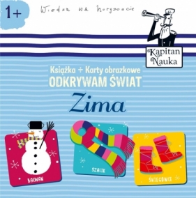 Kapitan Nauka. Odkrywam świat. Zima (książeczka + karty obrazkowe) - Maria Gładysz