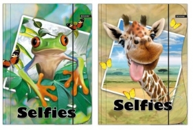 Teczka z gumką A4 Selfies mix