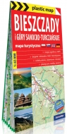 Bieszczady i Góry Sanocko-Turczańskie foliowana mapa turystyczna 1:65 000