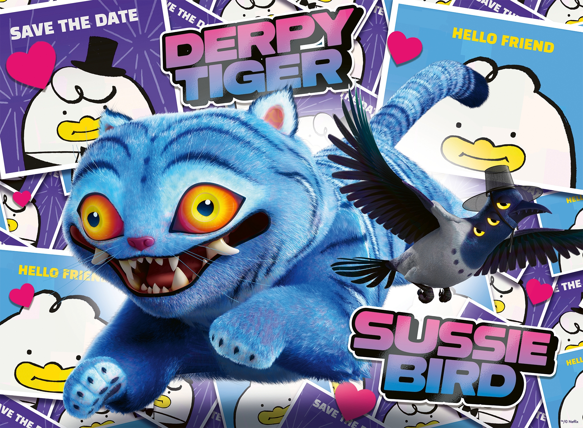 Puzzle dla dzieci 2D: KPop KPop Derpy & Sussie 100 el.