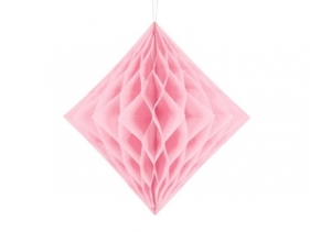Diament bibułowy jasny różowy 30cm