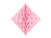 Diament bibułowy jasny różowy 30cm