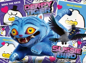 Puzzle dla dzieci 2D: KPop KPop Derpy & Sussie 100 el.