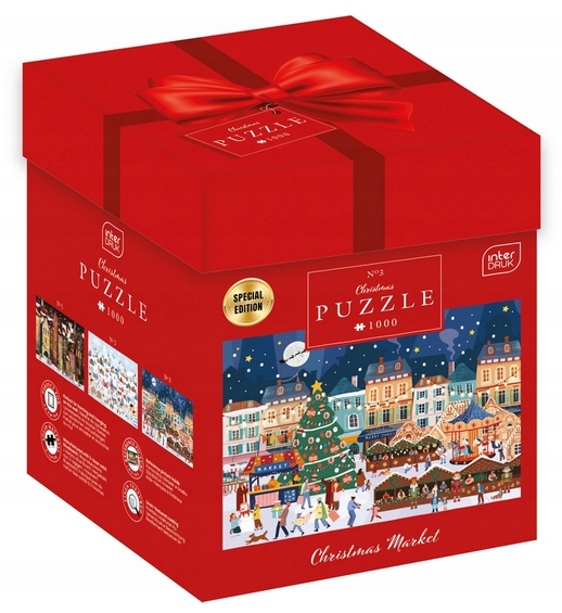 Puzzle - BN Christmas Market, 1000 el.