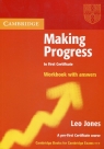 Making Progress to First Certificate Workbook with Answers Jones Leo