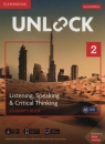 Unlock 2 Listening, Speaking & Critical Thinking Student's Book Mob App Dimond-Bayir Stephanie, Russell Kimberley, Sowton Chris