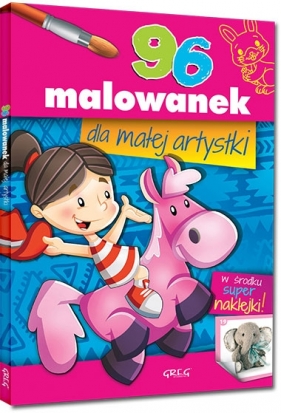 96 malowanek dla małej artystki (córeczki) (Uszkodzona okładka)