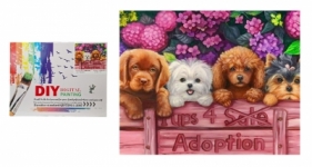 Malowanie po numerach 4 Pieski