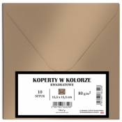 Koperty KW złote 10szt