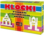 Klocki drewniane naturalne - <br />