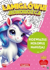Łamigłówki jednorożca z naklejkami - Katarzyna Salamon