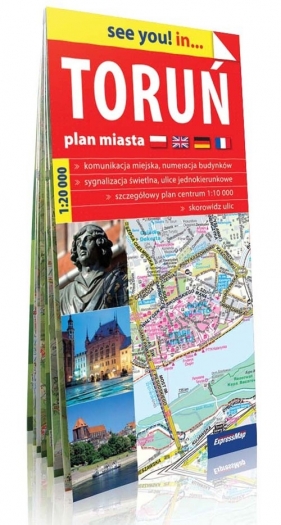 Toruń plan miasta 1:20 000 2015