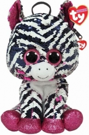 TY Fashion Zoey - Cekinowy plecak Zebra
