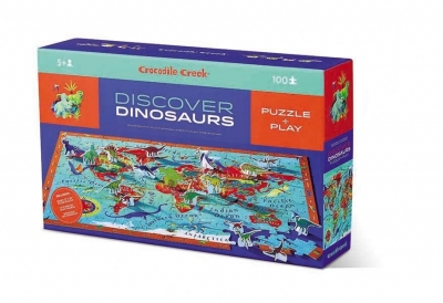 Puzzle 100: Dinozaury