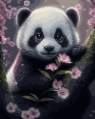 Malowanie po numerach Panda