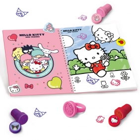 Album do rysowania ze stempelkami - Hello Kitty