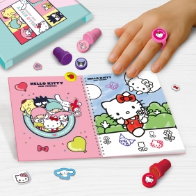 Album do rysowania ze stempelkami - Hello Kitty