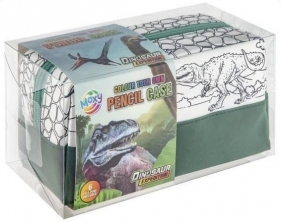 Piórnik do kolorowania Dino