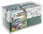 Piórnik do kolorowania Dino