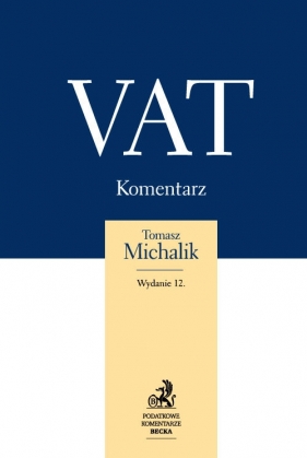 VAT Komentarz - Michalik Tomasz