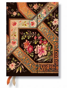 Kalendarz 2015 Filigree Floral Ebony Midi Horizontal - <br />