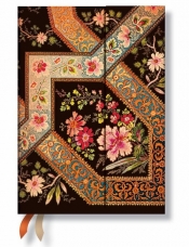 Kalendarz 2015 Filigree Floral Ebony Midi Horizontal - <br />
