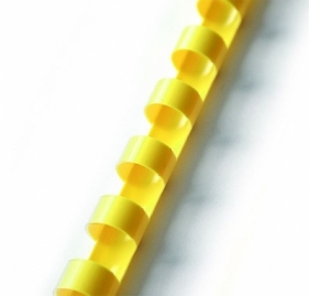 Grzbiety do bindowania Argo A4 - żółty śr. 32 mm (405326)