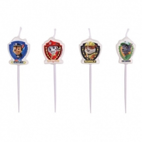 Mini świeczki Psi Patrol, 4 sztuki (999142)
