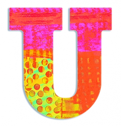 U - literka Paw do przyklejenia (DD04830)
