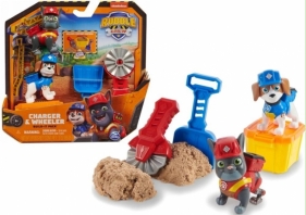 Piasek kinetyczny Psi Patrol Rubble i jego ekipa