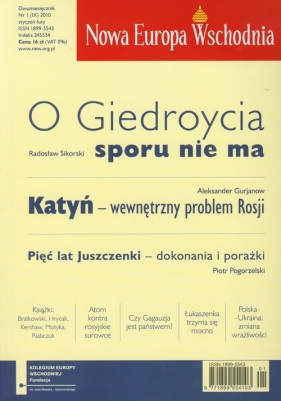 Nowa Europa Wschodnia 1/2010
