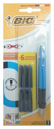 Pióro wieczne XPen Classic niebieskie + 6 nabojów - <br />