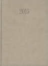 Kalendarz 2015 Książkowy Tygodniowy A4 z obszyciem TUCSON beżowy KK
