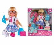 EVI W stroju szkolnym, z laptopem (105736330)