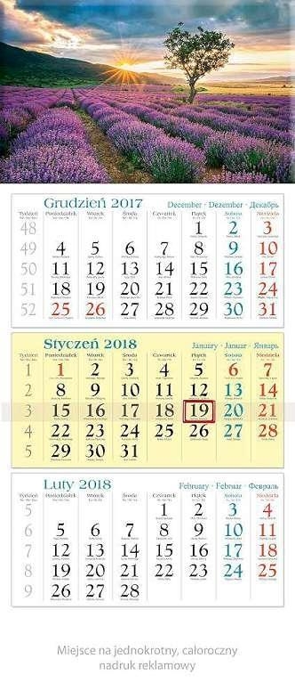 Kalendarz trójdzielny 2018 - Krajobraz KT10